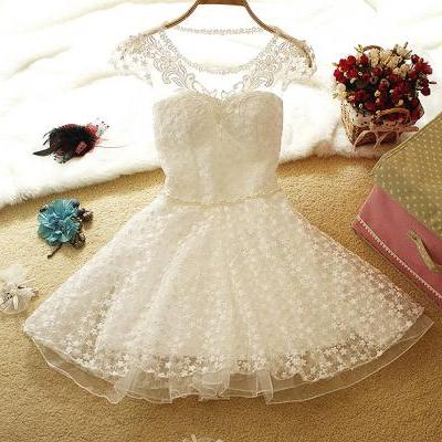 Fashion Mini Dress Evening Dress Lace Dress