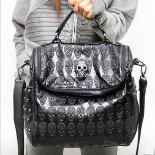 Cool Skull Leather Handbag Shoulder Bag On Luulla Cool Skull Leather Handbag Shoulder Bag