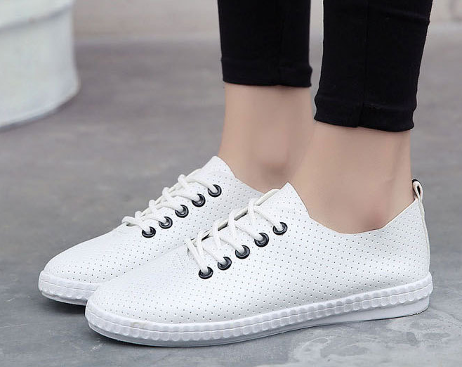 Breathable Small White Shoes Leisure Sports Shoes Flat Sheet